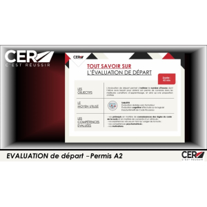 Evaluation Initiale (Tablette) - Permis A2